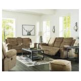 Ashley 82304 Nutmeg DBL REC Gliding Sofa & Love