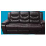 Klaussner Leather Sofa