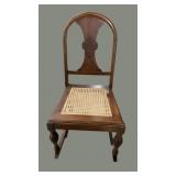 Cain Seat Sewing Rocker Made in Rockford,