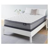 King Serta Luxe Armisted Plush Eurotop