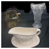 Estate Vase, Pitcher & Gravy Bowl-All Good