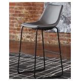 Ashley Centiar 30-in Pub Height Gray Bar Stool