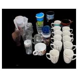 (10) Corelle Cups & More