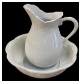 Ironstone Pitcher & Bowl