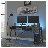 Ashley H700 Barolli Gaming Desk w/ PC Stand