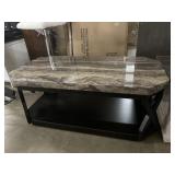 Ashley Faux Marble Coffee Table