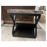 Ashley Faux Marble End Table