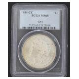 1884 Carson CIty MS65 GEM Morgan Silver Dollar