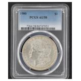1900- PCGS AU58 Morgan Silver Dollar