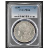 1882 -O PCGS MS62 Morgan Silver Dollar