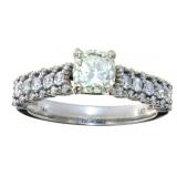 14kt Gold 1.41 ct Fancy Yellow Diamond Ring