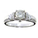 14kt Gold 1.43 ct Round Diamond Ring