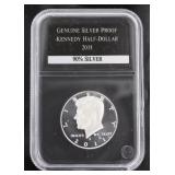2011 Silver Proof Kennedy Half Dollar