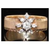 14kt Gold Brilliant Diamond Estate Ring