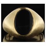 14kt Gold Elegant Signet Ring