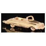 14kt Gold Antique Car Pendant  *HEAVY
