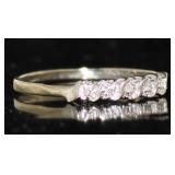 10kt Gold Vintage Diamond Wedding Band