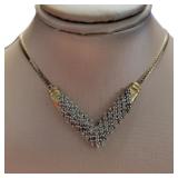 10kt Gold Elegant 18" 2.00 ct Diamond Necklace