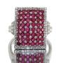 Natural 2.90 ct Ruby Waterfall Ring