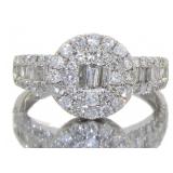 14kt Gold Brilliant 1.20 ct Baguette Diamond Ring