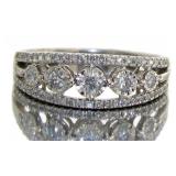 10kt Gold Brilliant 1/2 ct Diamond Designer Ring