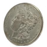 1890 AU Carson City Morgan Silver Dollar