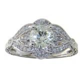 14kt Gold 1.35 ct Round Brilliant Diamond Ring