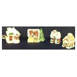 (4) PCS Estate Christmas Village