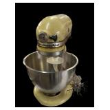 Preowned Yellow Kitchen Aid Mixer w