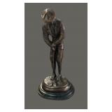 Bronze Golf Statue