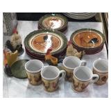 (20) PCS Estate Rooster Set