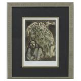 Moses & Followers Print Plate Signed Marc Chagall