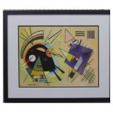 Black & Violet Giclee By Wassily Kandinsky
