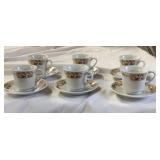 (6) Cups & Saucers