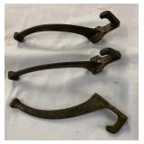 (3) Coat Hooks