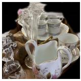 Box Lot Good Crystal & China