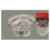 Gotham Lead Crystal Bowl & Angels of Peace Bowl