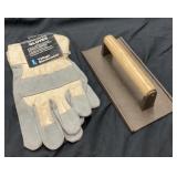 Iron Bacon Press & Leather Gloves