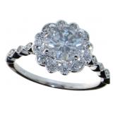 14kt Gold 1.51 ct Round Cut Diamond Ring