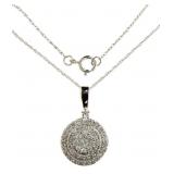 10kt White Gold Brilliant 1/2 ct Diamond Necklace