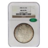 1883 MS63 PL Carson City Morgan Silver Dollar