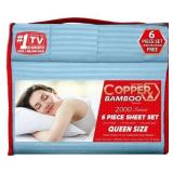 King Copper Bamboo 6 pc Sheet Set **Color Varies**
