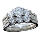 14kt Gold Brilliant 2.00 ct Diamond 2 pc Bridal