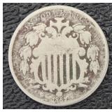 1867 Shield Nickel *Better
