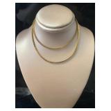 14kt Gold Vintage 19" Necklace *Heavy