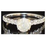 14kt Gold Round Brilliant 1.50 ct Diamond Ring