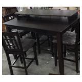 (5) PCS Bar Height Kitchen Table And Chairs