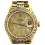 18kt Gold Oyster Perpetual Datejust Lady President