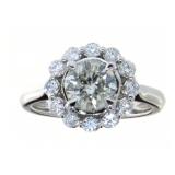 14kt Gold 1.86 ct Round Brilliant Diamond Ring