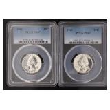 1962/63 - PCGS PR67 Washington Silver